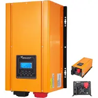 Vevor Reine Sinus Wechselrichter 3KW, Niederfrequenz-Solarkonverter 12V, Inselwechselrichter Niederfrequenz-Wechselrichter Reine Sinuswelle Inselwechselrichter