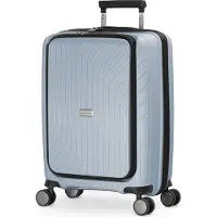Hauptstadtkoffer TXL - Laptop-Koffer, leichter Handgepäck-Koffer mit LaptopTasche Bordgepäck 55x40x23 cm, Business-Trolley 4 Rollen Hand Luggage TSA 40L,Iceblue