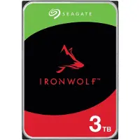Seagate IronWolf ST3000VN006 - Festplatte - 3 TB - intern - SATA 6Gb/s - 5400 rpm - Puffer: 256 MB - mit 3 Jahre Rescue Datenwiederherstellung