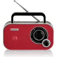 Roadstar TRA-2235, Tragbar, Analog, FM, 6,5 W, 3,5 mm, Rot