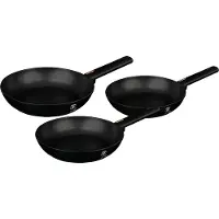 Berlinger Haus BH7095, Frittierset, Schwarz, Marmor, Schwarz, Keramik, Elektro, Gas, Halogen, Induktion, 3 Stück(e)
