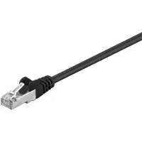 Goobay CAT 5e Netzwerkkabel, F/UTP, schwarz, 30m