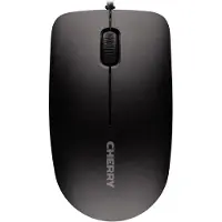 Cherry DC 2000, Kabelgebunden, USB, Membran Key Switch, QWERTY, Schwarz, Maus enthalten