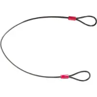 ABUS Schlaufenkabel Cobra 5/75 - Stahlseil mit Kunststoff ummantelt - Sicherung für Fahrrad- und Motorrad-Zubehör - 75 cm lang, 5 mm stark