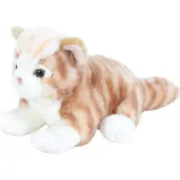 Beppe Katze liegend 30cm rot 13736