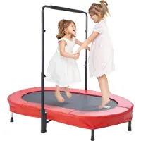 Vevor Kindertrampolin Indoor / Outdoor-Trampolin faltbares Mini Trampolin mit Griff