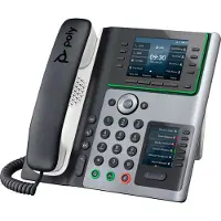 HP Poly HP Edge E450 - VoIP-Telefon mit Rufnummernanzeige/Anklopffunktion