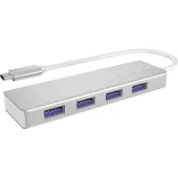 Icy Box IB-HUB1425-C3, 4 Port USB 3.2 Gen 1 Type-C Hub, 1x Type-C zu 4x Type-A