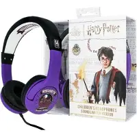 OTL TECHNOLOGIES Hogwarts Lila Gaming Headset für Kinder 3-7 Jahre, 85dB, Mikrofon
