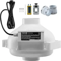 Vevor 98-114 mm Radon-Lüfter-Installationskit