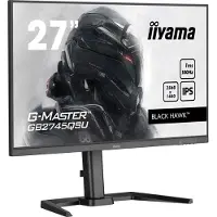 Iiyama G-MASTER Black Hawk GB2745QSU-B2 - LED-Monitor - Gaming - 68.6 cm (27") - 2560 x 1440 WQHD @ 100 Hz - IPS - 300 cd/m² - 1300:1 - 1 ms - HDMI, DisplayPort - Lautsprecher - Schwarz, Matte