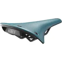 Brooks C17, Fahrradsattel, Straßenrennen, Cyan, Einfarbig, Nylon, Gummi