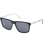 Adidas Originals Originals OR0062 Unisex-Sonnenbrille Vollrand Quadratisch Kunststoff-Gestell, schwarz