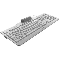 Cherry JK-A0400CH-0, Volle Größe (100%), Kabelgebunden, USB, Mechanischer Switch, QWERTZ, Grau