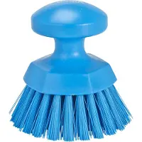 Vikan Hygiene 3885-3 runde Arbeitsbürste blau, harte Fasern, ø110mm