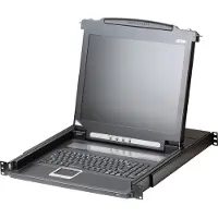 Aten CL1000M KVM-Konsole, 43cm LCD, VGA, PS/2, ES-Layout