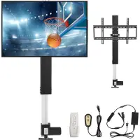 Vevor TV-Ständer für 30-50 Zoll LCD-LED-Plasmafernseher, Automatischer TV-Ständer, Aufzug für Fernseher, TV Lift Halterung 97,4 bis 167,4 cm, Höhenverstellbar & Stabil Max. 60 kg