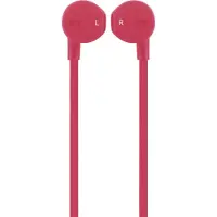 BigBen Interactive , Kopfhörer Klinke 3.5mm Flachkabel Mikrofon & 3 Tasten, Rosa