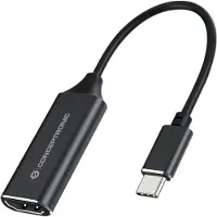 Conceptronic ABBY USB-C-zu-HDMI-Adapter, HDMI Typ A (Standard), USB Typ-C, Weiblich, Männlich, Gerade, Gerade