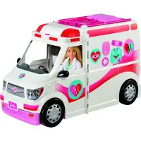 Mattel FRM19 - Barbie - 2-in-1 Spielset, Krankenwagen