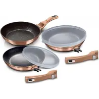 Berlinger Haus Pfannen Set BH-7054 Granit Roségold