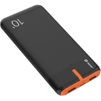 Tracer Powerbank, 10000 mAh, schwarz und orange, USB C, 2A, EnerGo
