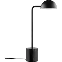 Dyberg Larsen Marble Tischleuchte Schwarz - , Marble, Schwarz, für Arbeitszimmer / Büro, Stein, Skandinavisch