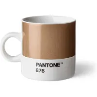 Pantone Porzellan-Espressotasse, Bronze 876