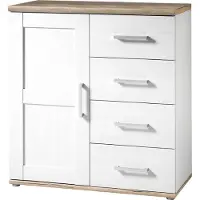 Stella Trading ROMANCE Kommode in Sibiu Lärche / Eiche San Remo Optik - Landhausstil Schrank mi
