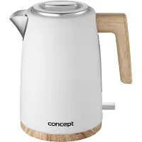 Concept elektrischer Wasserkocher, 2200W, 1,7l, weiß, RK3315
