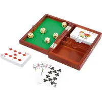 Small Foot Spielbox Karten und Würfel