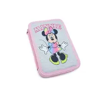 Tinisu Disney Minnie Maus Etui mit Ausstattung für die Schule Federtasche Stifteetui
