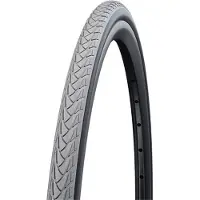 Schwalbe 25-540 Marathon PLUS Rollstuhl, Draht, SmartGuard, TwinSkin, 24x1.00, grau/schwarz