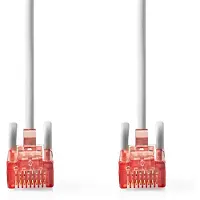 Nedis CAT6-Netzwerkkabel - RJ45 Stecker - RJ45 Stecker - U/UTP - 30.0 m - Rund - PVC - Grau - Label