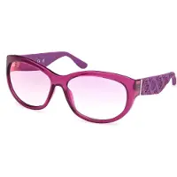 GUESS Gu00131 Polarisierte Sonnenbrille Für Frauen Lila Gradient Or Mirror Violet Mann Lila Gradient Or Mirror Violet