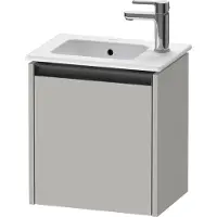 Duravit Ketho.2 Wastafelonderkast 41x29,2x44 cm Mat Betongrijs