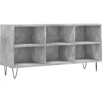vidaXL TV-Schrank Betongrau 103,5x30x50 cm Holzwerkstoff