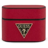 GUESS Airpods Pro etui GUACAPVSATMLRE czerwone Saffiano