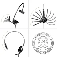 Gequdio WA9001, Kabelgebunden, Büro/Callcenter, 60 g, Kopfhörer, Schwarz