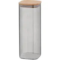 kela Vorratsglas - Borosilikatglas - 2000 ml - mit Holzdeckel