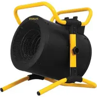 Stanley STN5000R, Elektrischer Raumheizlüfter, IP24, Drinnen, Flur, Schwarz, Gelb, Drehregler