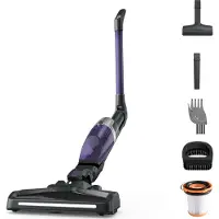 Rowenta X-Trem Compact Xtrem Compact 2-in-1 Akkustaubsauger RH1238, Stabstaubsauger, Beutellos, Violett, 0,4 l, Rechteckig, Trocken