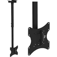 Macleans LCD LED Plasma TV Halterung Halter Deckenhalterung Deckenhalter VESA 100 200 Für 17" bis 37"