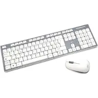 TNB KBSCGR, Kabellos, RF Wireless, Mechanischer Switch, AZERTY, Grau, Maus