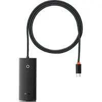 Baseus WKQX030401, USB Typ-C, USB 3.2 Gen 1 (3.1 Gen 1) Type-A, USB Typ-C, 5000 Mbit/s, Schwarz, Acrylnitril-Butadien-Styrol (ABS), Rundkabel