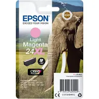 Epson Elephant 24XL Elefant Claria Photo HD Single Light Magenta Tinte, High (L) Yield, Magenta, Tinte auf Pigmentbasis, 9,8 ml, 1 Stück(e), Einzelpackung