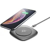 Cellularline Easy Wireless Charger - Apple, Samsung and other Wireless Smartphones, Drinnen, AC, Kabelloses Aufladen, 1,6 m, Schwarz