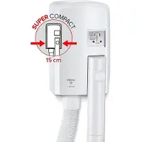 Valera Swiss Hotello Shaver Wei - Haartrockner 1200 Watt - m. Schlauch und Rasiersteckdose