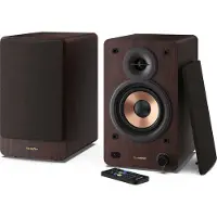 Sharp CP-SS30(BR), Regalboxen, 2-Wege-Aktivlautsprecher, 60 W (2 x 30 W), Bluetooth, USB