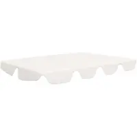 vidaXL "WINTER SALE" Ersatzdach für Hollywoodschaukel Weiß 150/130x105/70 cm - Pavillons & Partyzelte NEU4486776